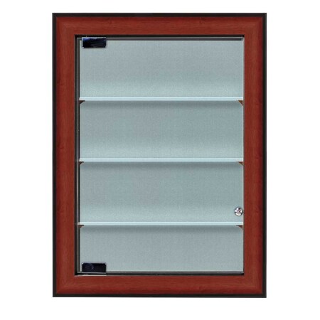 United Visual Products Indoor Enclosed Combo Board, 48"x36", Black Frame/Black & Dark Spruce UVCB4836B-BLACK-DRKSPR